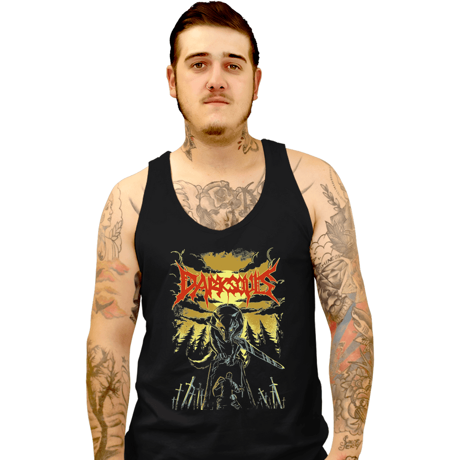 Shirts Tank Top, Unisex / Small / Black Dark Souls