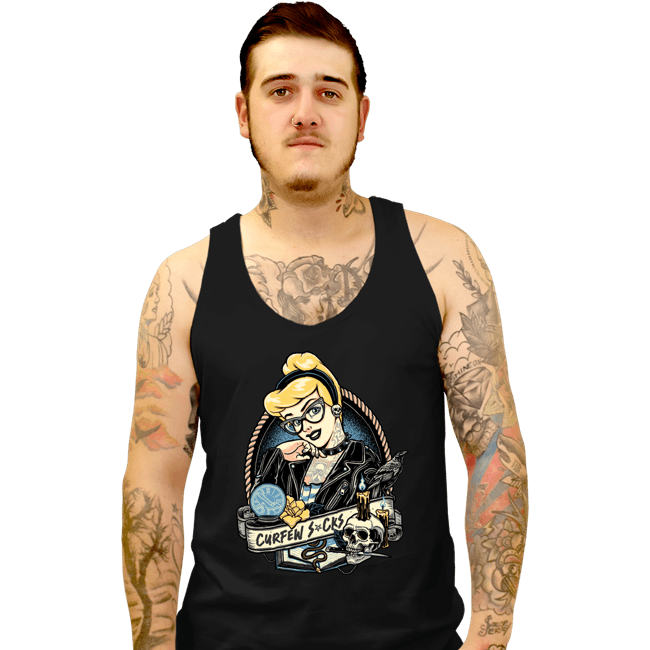 Daily_Deal_Shirts Tank Top, Unisex / Small / Black Rocker Cinderella