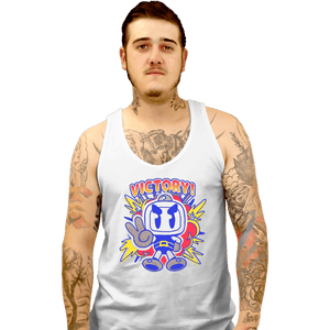 Shirts Tank Top, Unisex / Small / White Bomber Victory