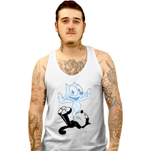 Load image into Gallery viewer, Secret_Shirts Tank Top, Unisex / Small / White RIP The Cat
