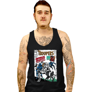 Daily_Deal_Shirts Tank Top, Unisex / Small / Black The Troopers