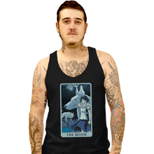 Load image into Gallery viewer, Daily_Deal_Shirts Tank Top, Unisex / Small / Black Tarot Ghibli The Moon
