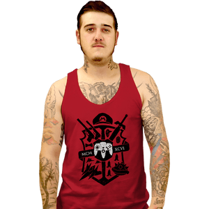 Shirts Tank Top, Unisex / Small / Red House Of 64 Crest