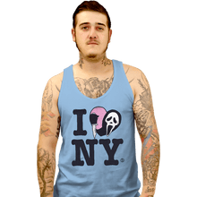 Load image into Gallery viewer, Daily_Deal_Shirts Tank Top, Unisex / Small / Powder Blue Ghostface Loves NY
