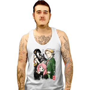 Daily_Deal_Shirts Tank Top, Unisex / Small / White Forger Family Watercolor