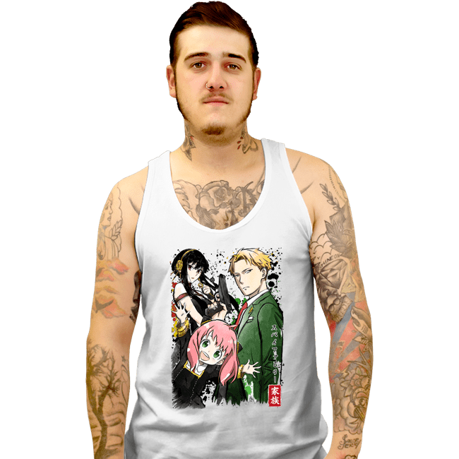 Daily_Deal_Shirts Tank Top, Unisex / Small / White Forger Family Watercolor