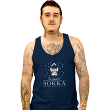 Load image into Gallery viewer, Shirts Tank Top, Unisex / Small / Navy The Legend Of Sokka

