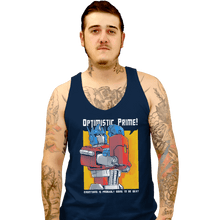 Load image into Gallery viewer, Shirts Tank Top, Unisex / Small / Navy Optimistic Prime
