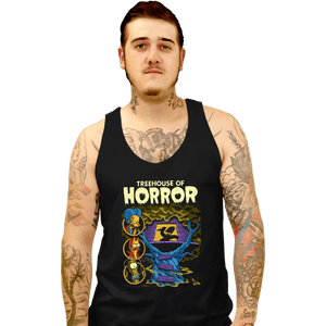 Daily_Deal_Shirts Tank Top, Unisex / Small / Black Treehouse Comics
