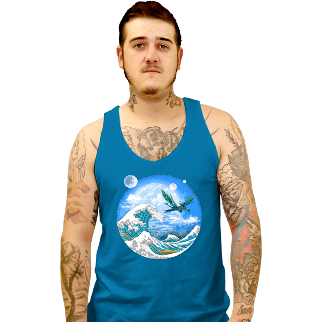 Secret_Shirts Tank Top, Unisex / Small / Sapphire Wave Off Pandora