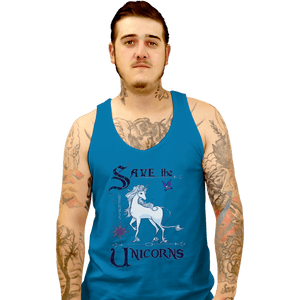Secret_Shirts Tank Top, Unisex / Small / Sapphire Magical Conservation
