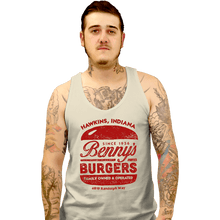 Load image into Gallery viewer, Shirts Tank Top, Unisex / Small / White Benny&#39;s Burgers
