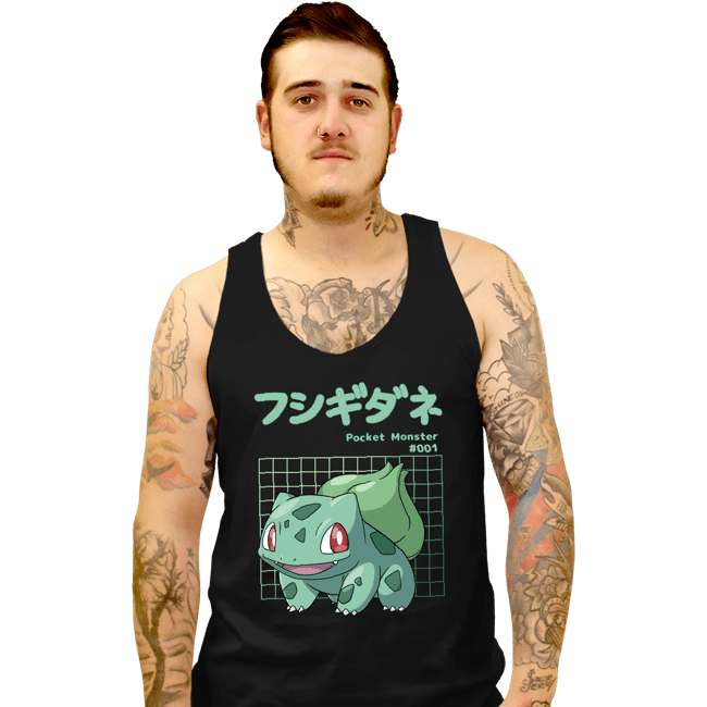 Sold_Out_Shirts Tank Top, Unisex / Small / Black Bulbasaur X-Ray