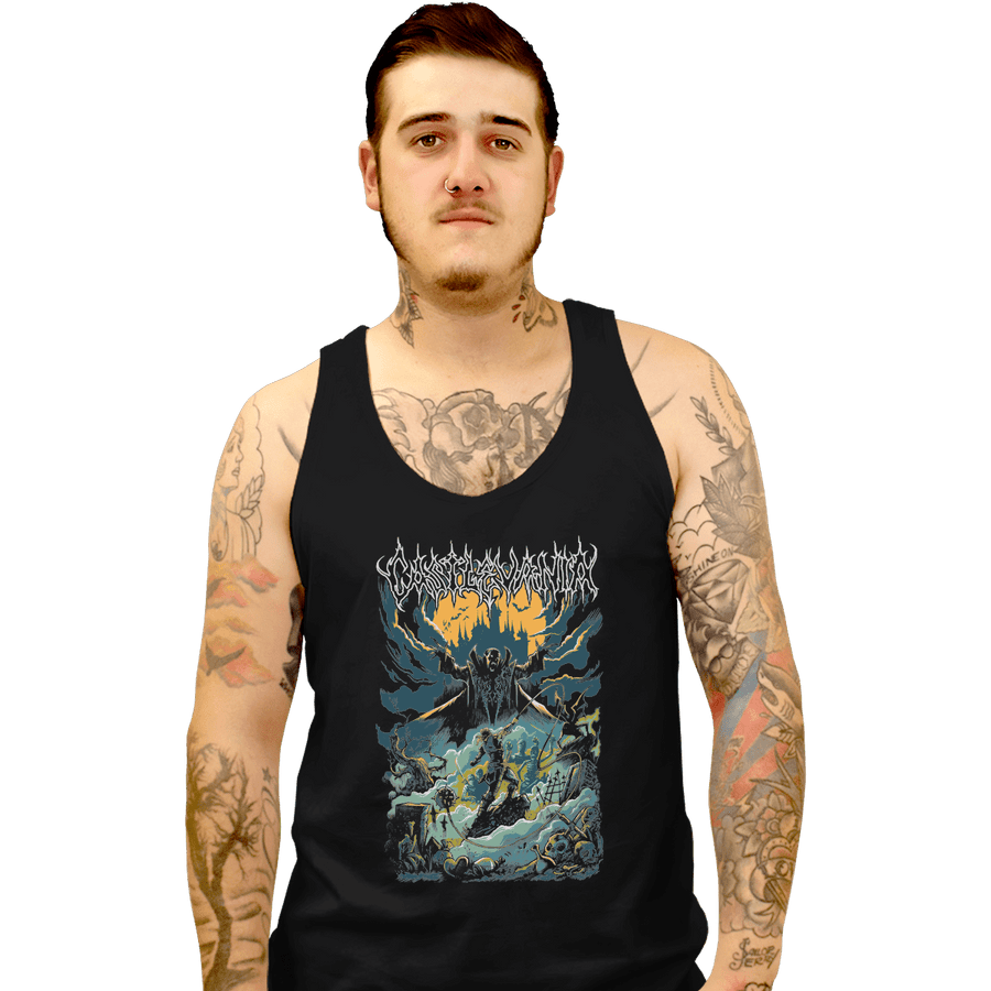 Shirts Tank Top, Unisex / Small / Black Darkness Is My Slave