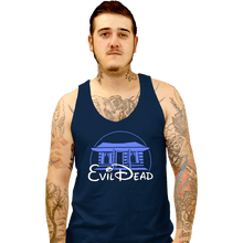 Load image into Gallery viewer, Daily_Deal_Shirts Tank Top, Unisex / Small / Navy Evil Cabin
