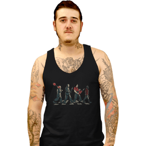 Shirts Tank Top, Unisex / Small / Black Abbey Horror