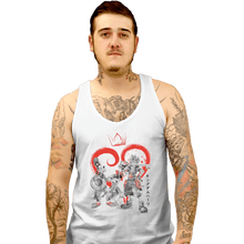 Load image into Gallery viewer, Shirts Tank Top, Unisex / Small / White Kingdom Sumi-e
