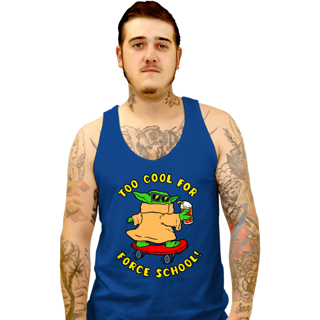 Secret_Shirts Tank Top, Unisex / Small / Royal Blue Too Cool