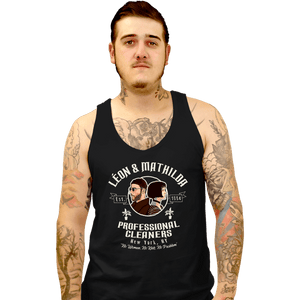 Secret_Shirts Tank Top, Unisex / Small / Black Cleaning Service