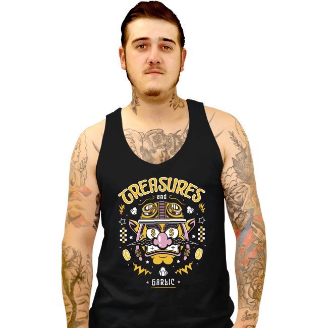 Shirts Tank Top, Unisex / Small / Black Treasures And Garlic