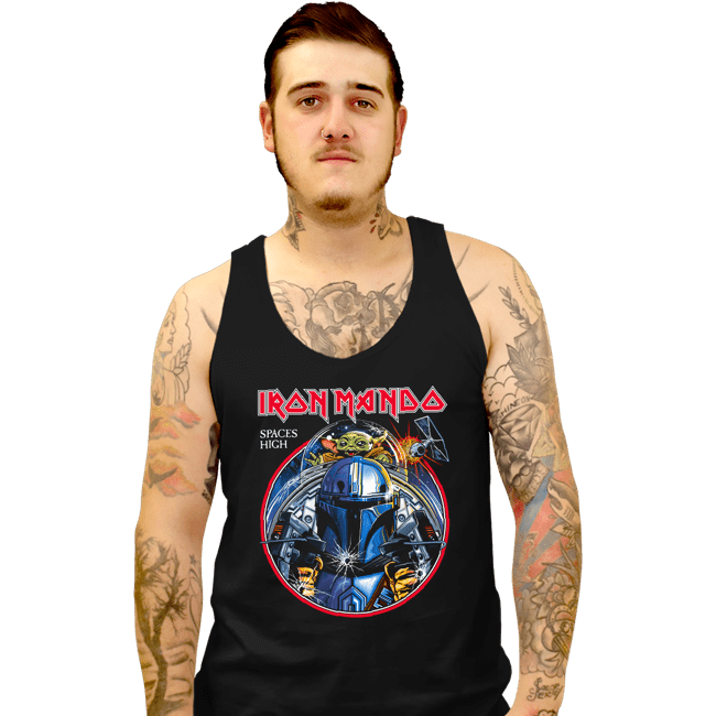 Daily_Deal_Shirts Tank Top, Unisex / Small / Black Spaces High