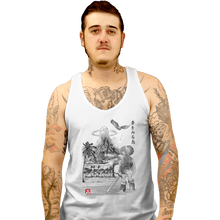 Load image into Gallery viewer, Shirts Tank Top, Unisex / Small / White Link&#39;s Awakening Sumi-e
