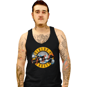 Daily_Deal_Shirts Tank Top, Unisex / Small / Black Sabers N Forces
