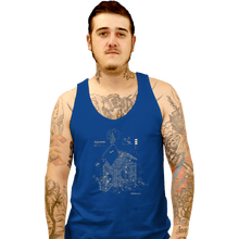Load image into Gallery viewer, Shirts Tank Top, Unisex / Small / Royal Blue Trojan Rabbit
