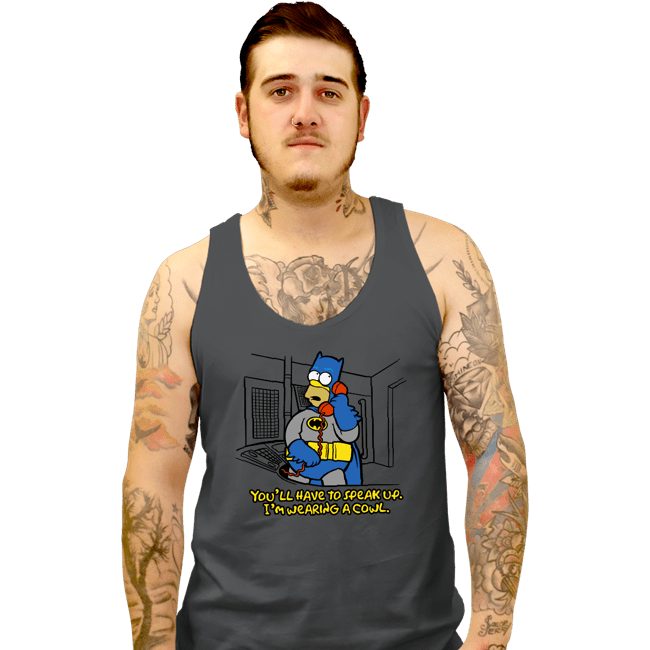 Daily_Deal_Shirts Tank Top, Unisex / Small / Charcoal You'll Have To Speak Up