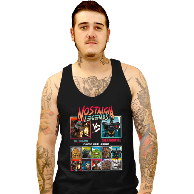 Daily_Deal_Shirts Tank Top, Unisex / Small / Black Nostalgia Legends