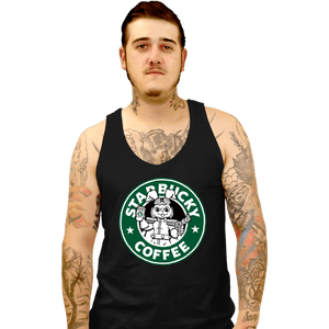 Shirts Tank Top, Unisex / Small / Black Starbucky Coffee