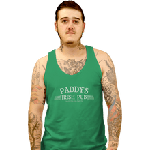 Load image into Gallery viewer, Shirts Tank Top, Unisex / Small / Irish Green Paddy&#39;s Pub
