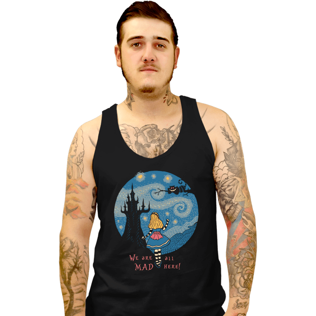 Daily_Deal_Shirts Tank Top, Unisex / Small / Black Starry Wonderland