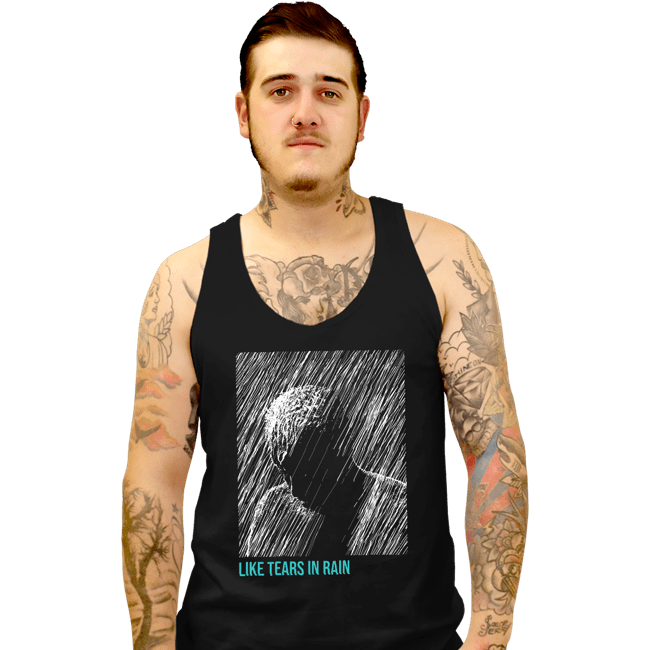 Daily_Deal_Shirts Tank Top, Unisex / Small / Black Like Tears In Rain