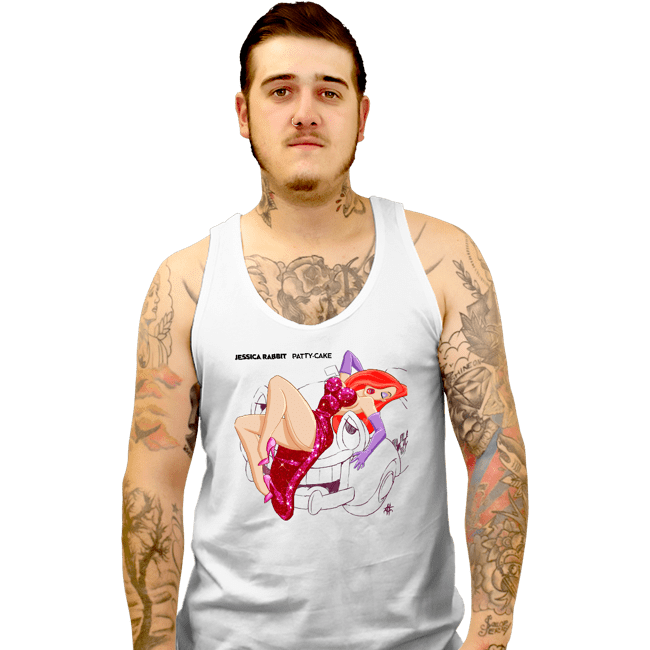Shirts Tank Top, Unisex / Small / White Patty Cake