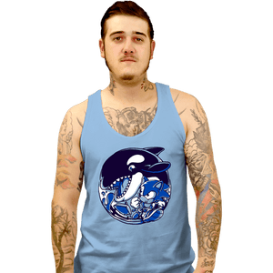 Secret_Shirts Tank Top, Unisex / Small / Powder Blue Orca Attack