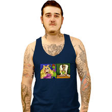 Load image into Gallery viewer, Shirts Tank Top, Unisex / Small / Navy Jealous Piggy
