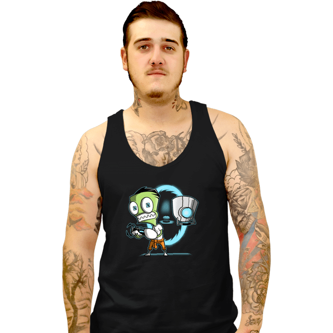 Shirts Tank Top, Unisex / Small / Black The Cupcake Is A Lie