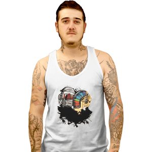 Shirts Tank Top, Unisex / Small / White Robot Touch