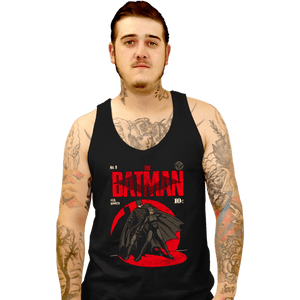 Daily_Deal_Shirts Tank Top, Unisex / Small / Black Bat Comics