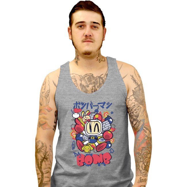 Daily_Deal_Shirts Tank Top, Unisex / Small / Sports Grey Explosive Strategist