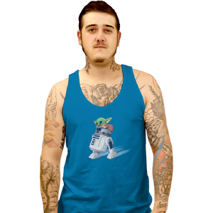 Shirts Tank Top, Unisex / Small / Sapphire Droid Squee
