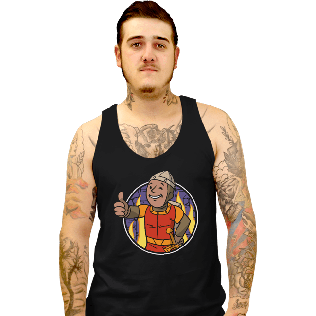 Secret_Shirts Tank Top, Unisex / Small / Black Daring Boy