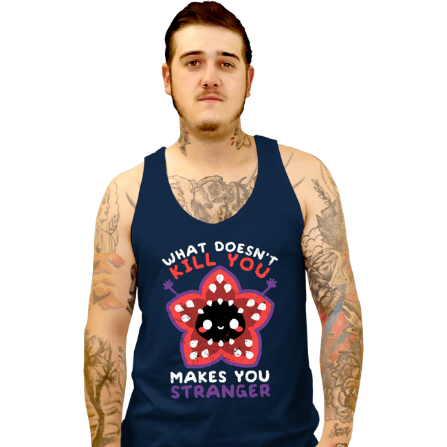 Secret_Shirts Tank Top, Unisex / Small / Navy Makes You Stranger