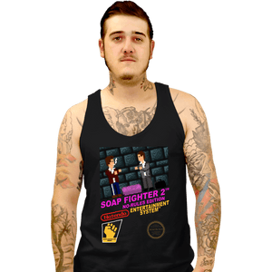 Daily_Deal_Shirts Tank Top, Unisex / Small / Black Soap Fighter