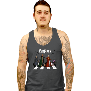 Daily_Deal_Shirts Tank Top, Unisex / Small / Charcoal The Vampires Road