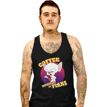 Load image into Gallery viewer, Shirts Tank Top, Unisex / Small / Black Coffee Improves My Plans
