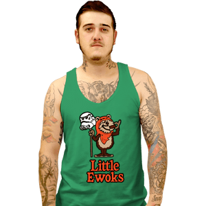 Daily_Deal_Shirts Tank Top, Unisex / Small / Sports Grey Little Ewoks