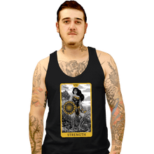 Load image into Gallery viewer, Daily_Deal_Shirts Tank Top, Unisex / Small / Black JL Tarot - Strength
