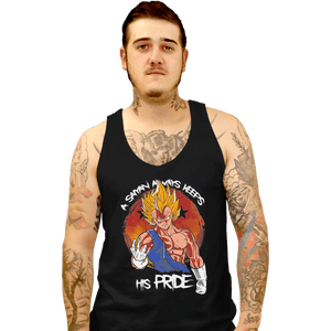 Shirts Tank Top, Unisex / Small / Black Saiyan's Pride